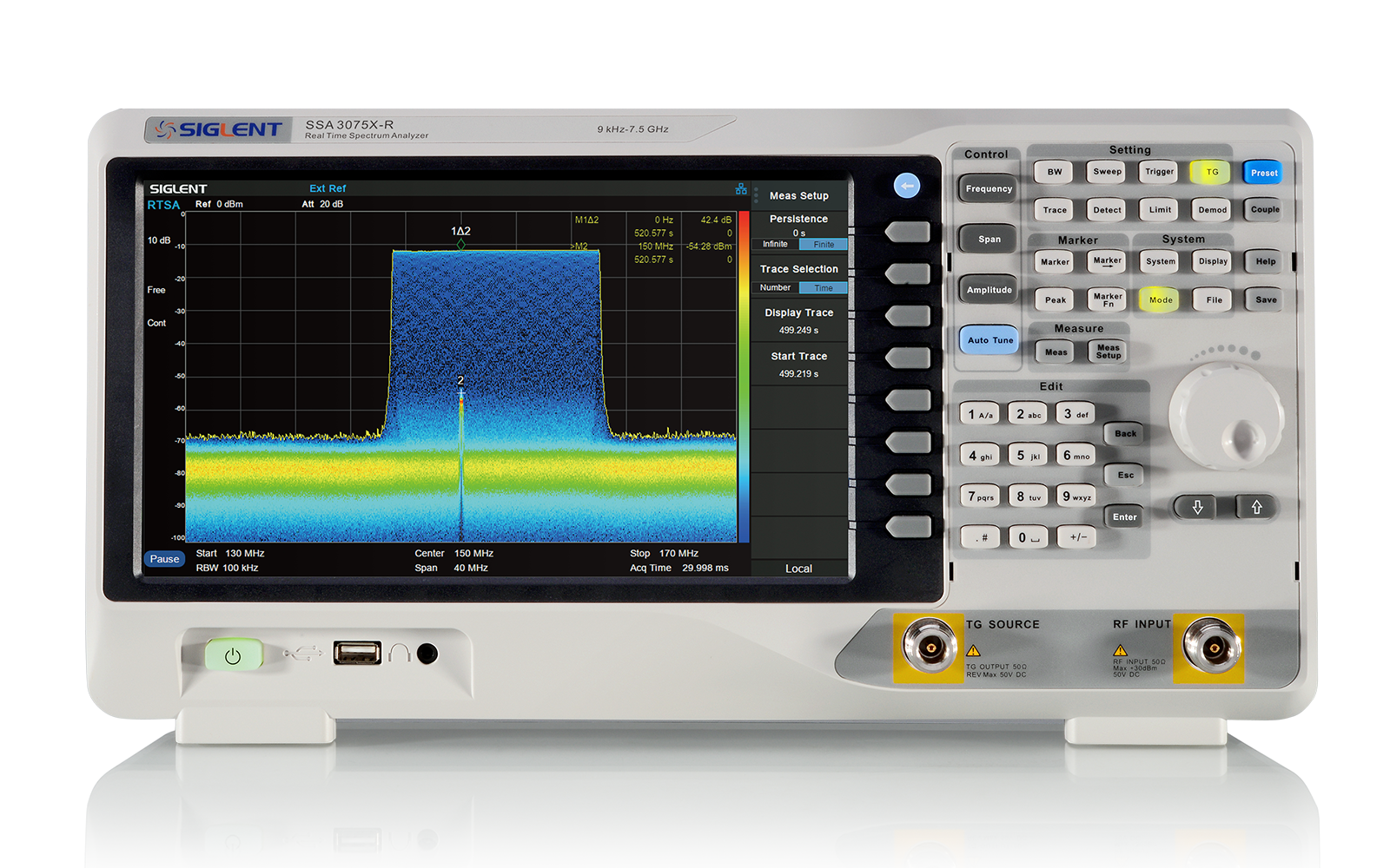 SSA3000X-R — Real-time Spectrum Analyser, 9 kHz to 7.5 GHz